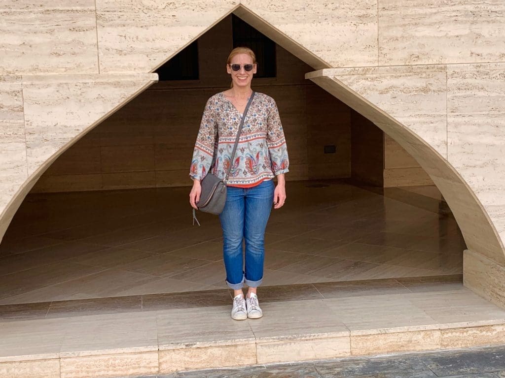 Merry-Lerner-having-Fun-at-Katara-Cultural-village