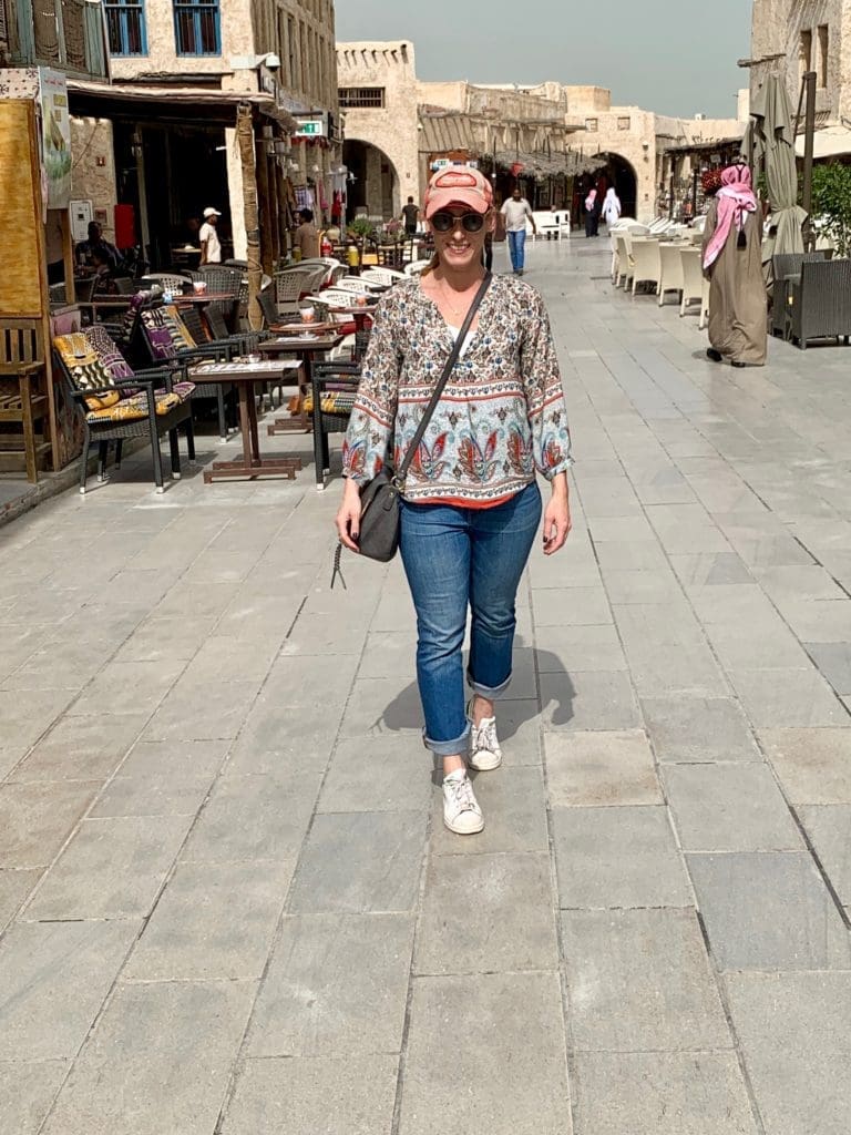 Merry-Lerner-walking-through-the-souq-waqif