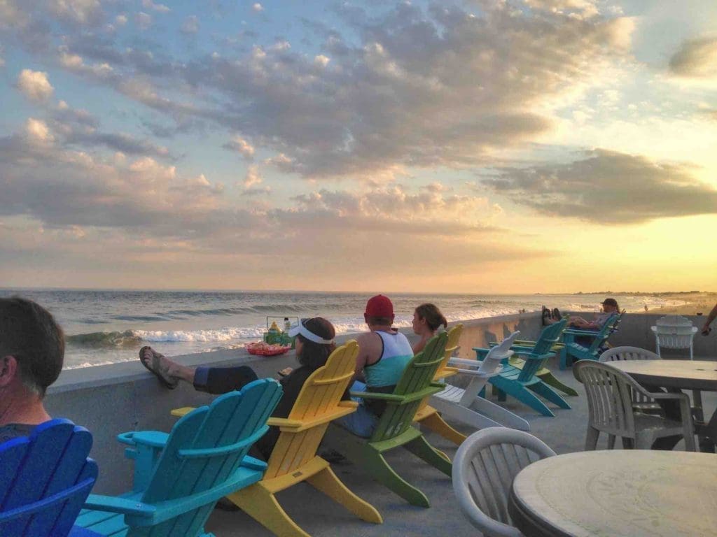 enjoying-the-sunset-in-westerly-rhode-island-new-england-road-trips