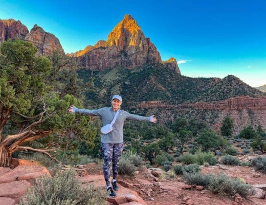 Merry-Enjoying-zion-national-park-in-utah